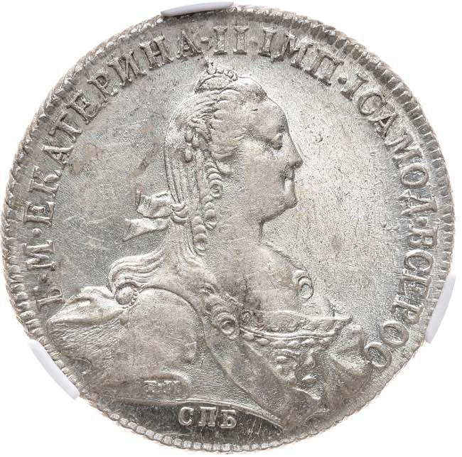 1 рубль 1774 года СПБ ТИ ФЛ