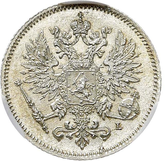 25 пенни 1910 года L Для Финляндии