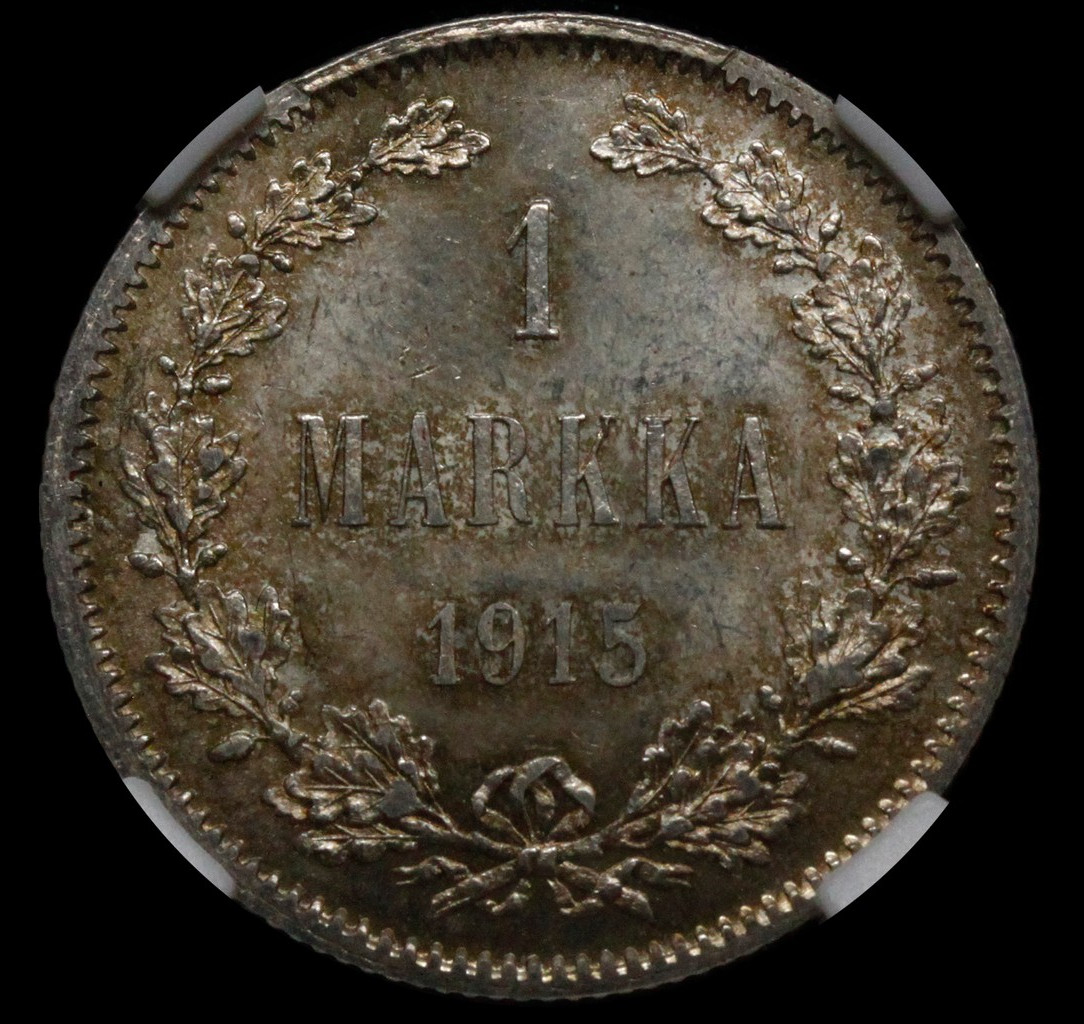 1 марка 1915 года S Для Финляндии
