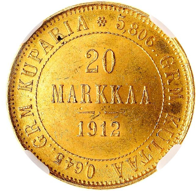 20 марок 1912 года