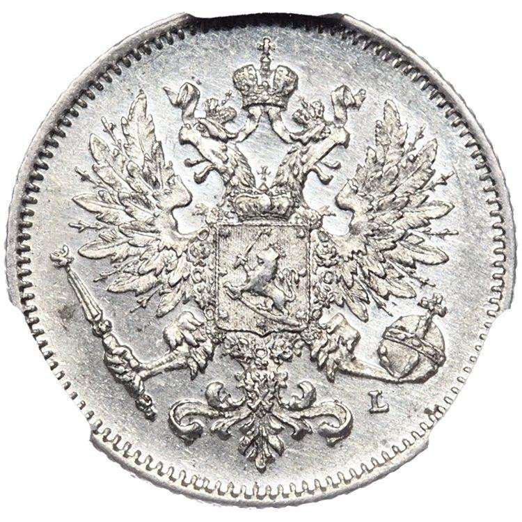 25 пенни 1909 года L Для Финляндии