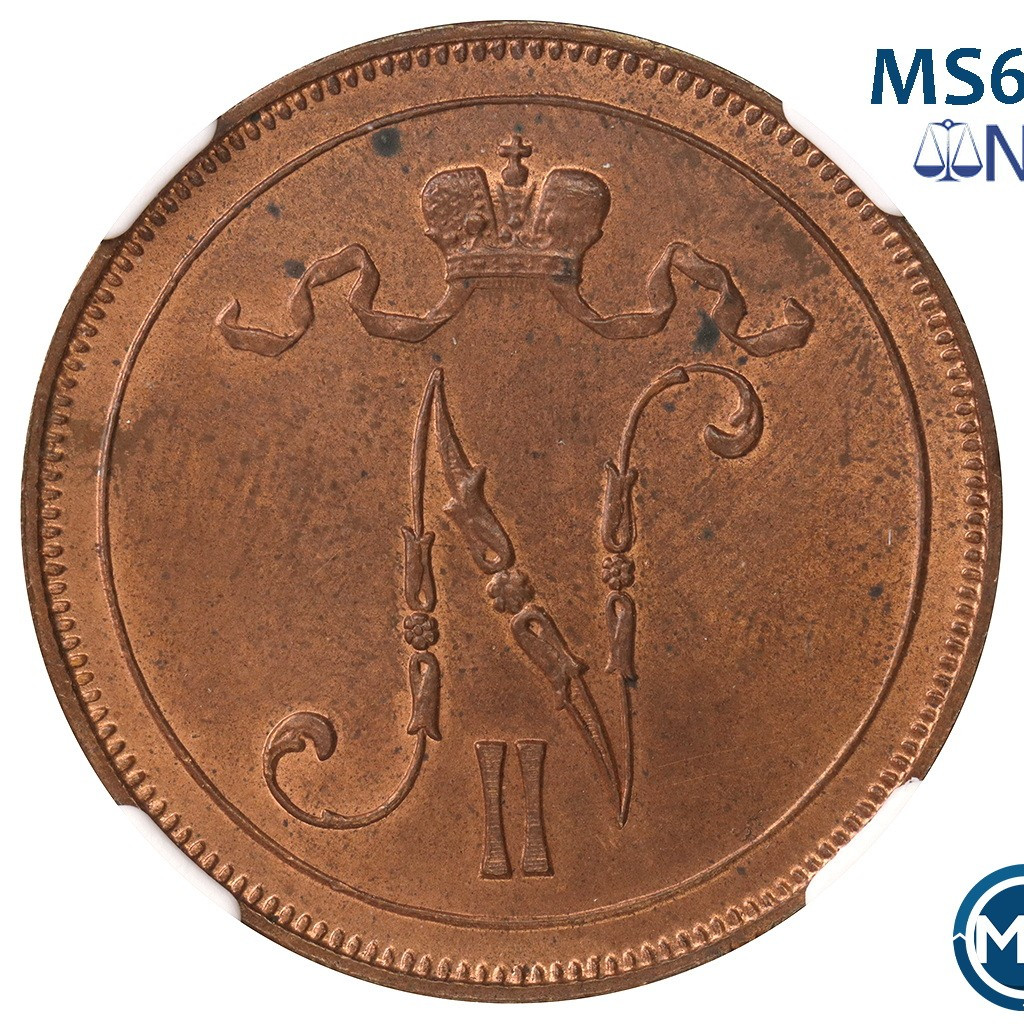 10 пенни 1914 года Для Финляндии