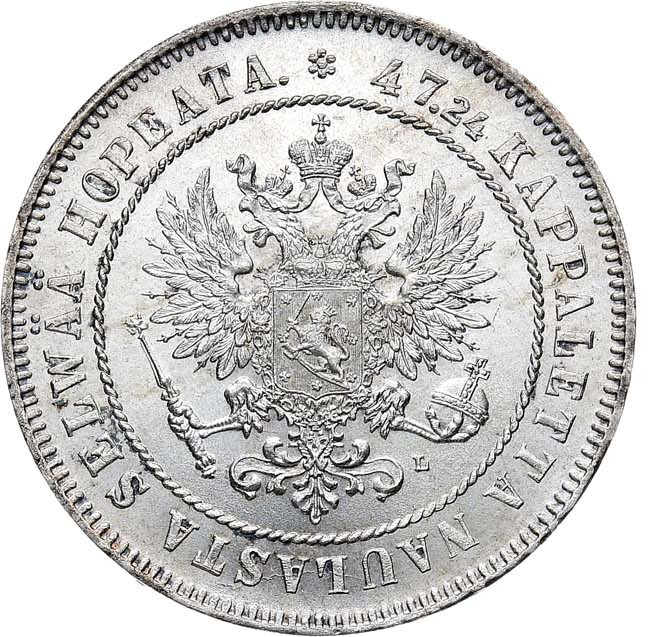 2 марки 1906 года L Для Финляндии