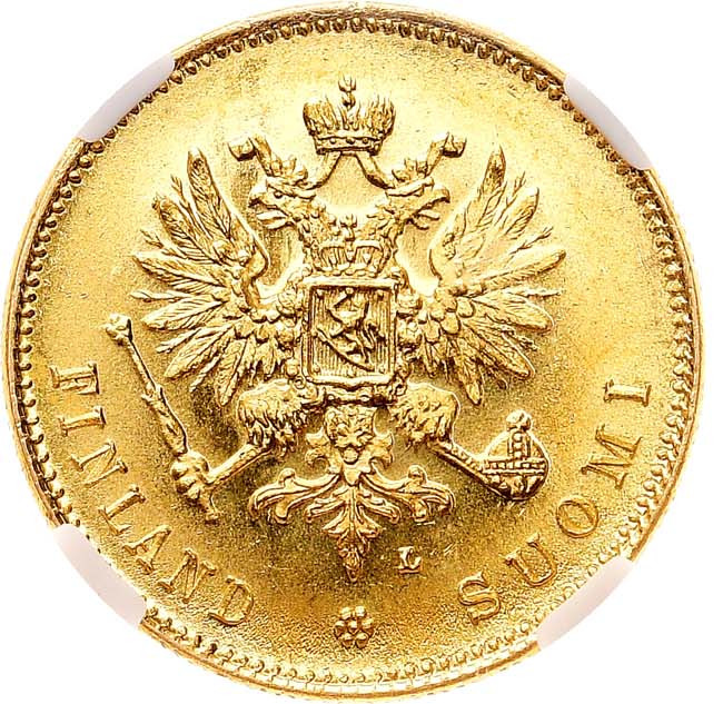 20 марок 1910 года L Для Финляндии