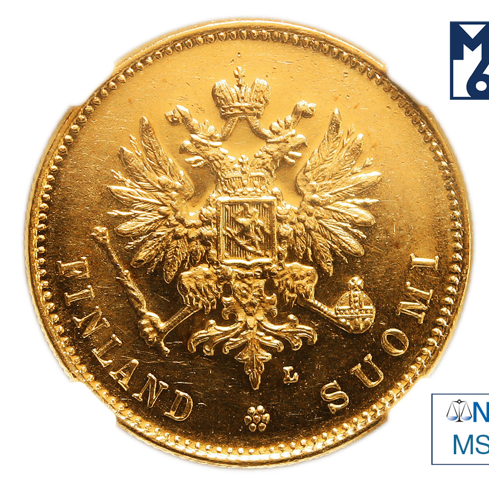 20 марок 1910 года L Для Финляндии