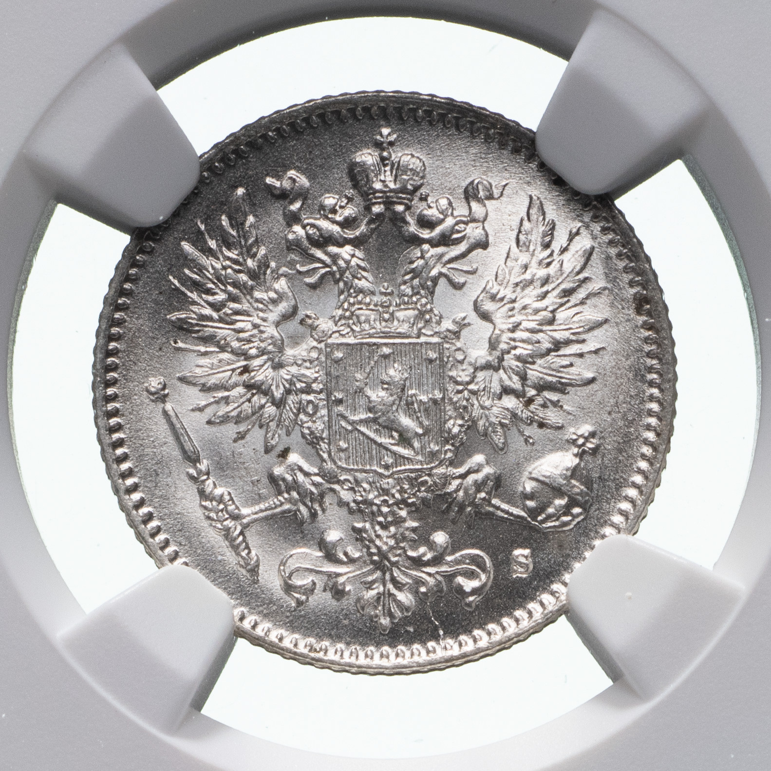 50 пенни 1916 года S Для Финляндии