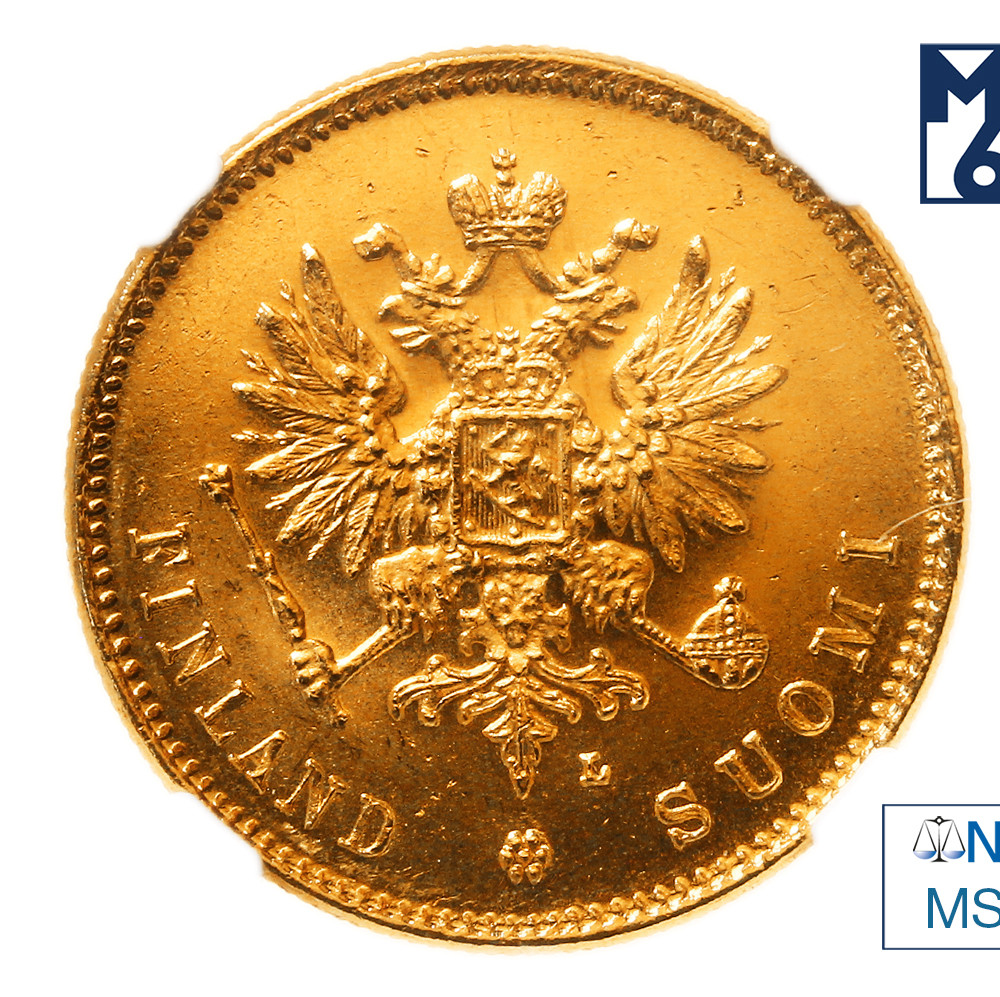 20 марок 1910 года L Для Финляндии