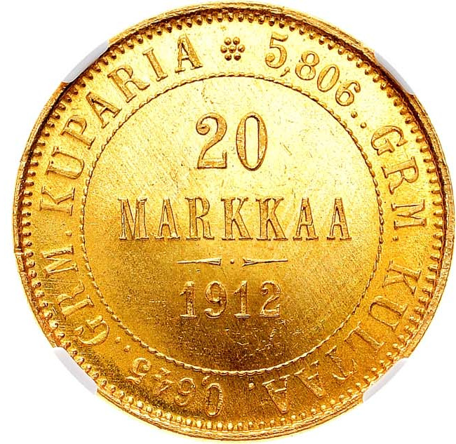 20 марок 1912 года