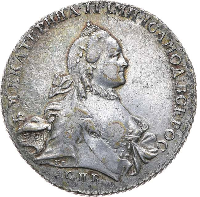 1 рубль 1762 года