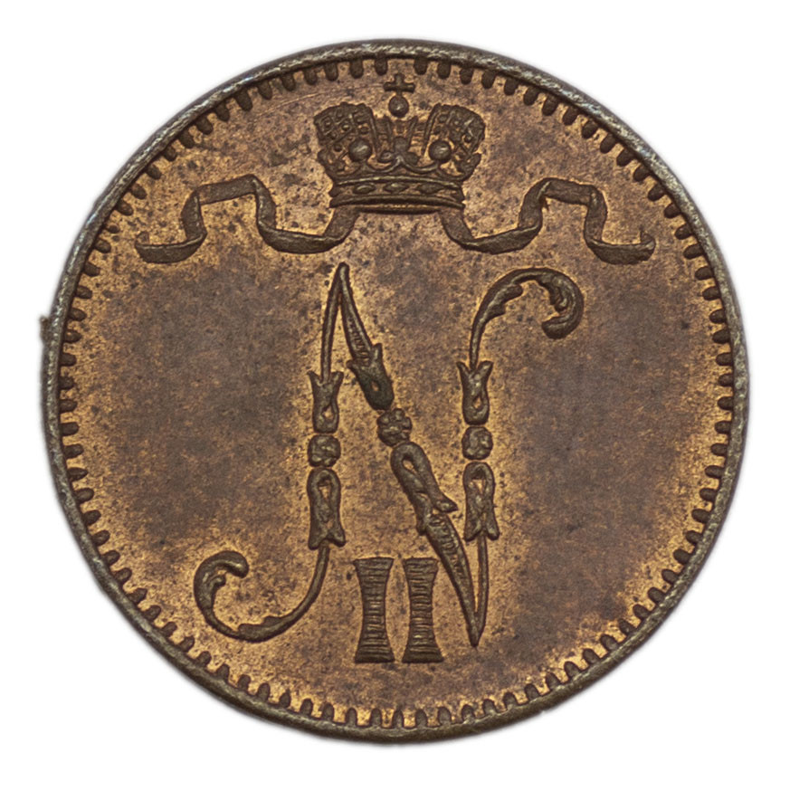 1 пенни 1906 года Для Финляндии