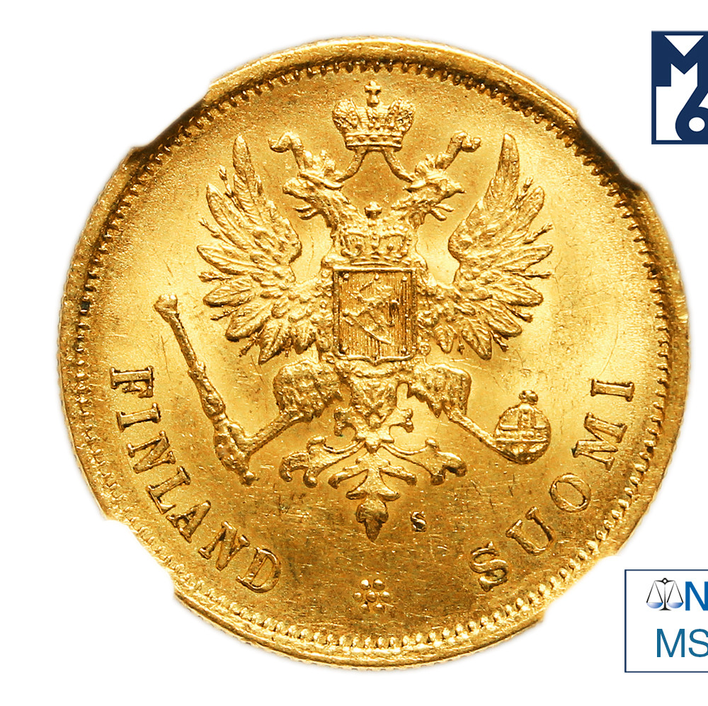 10 марок 1878 года S Для Финляндии