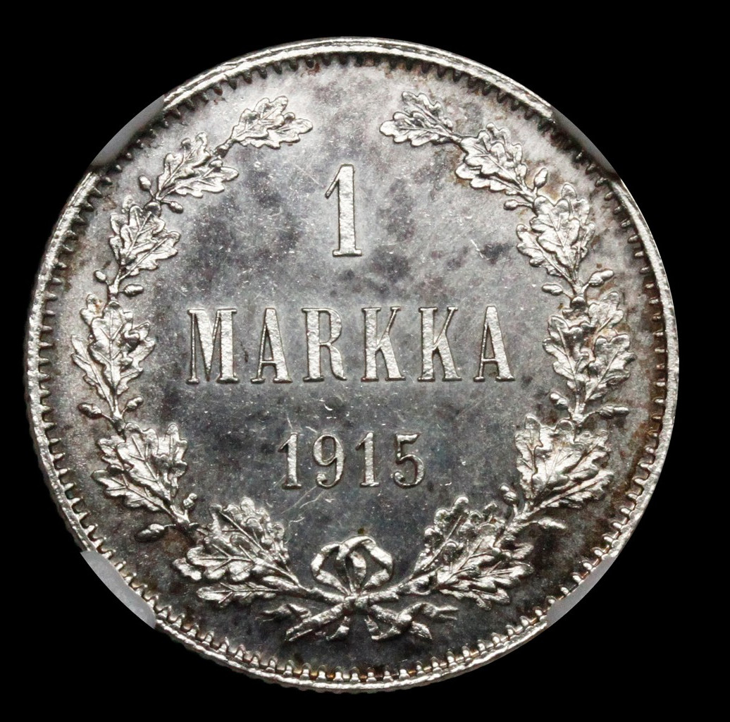 1 марка 1915 года S Для Финляндии