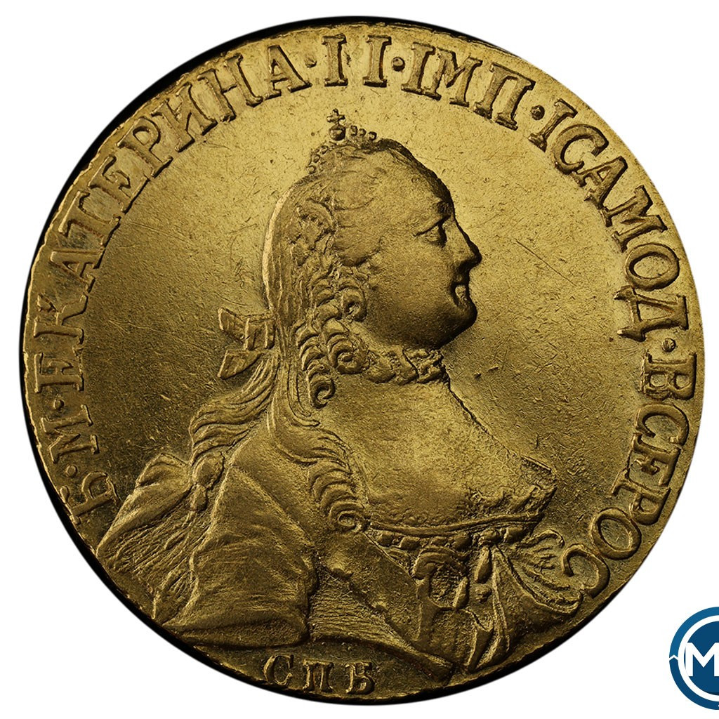 5 рублей 1764 года СПБ