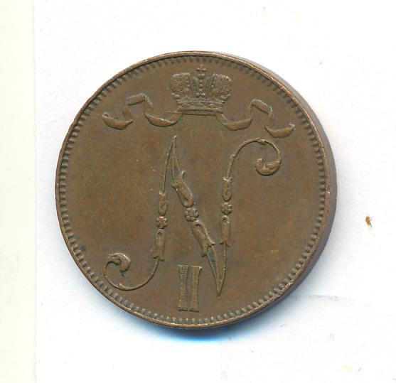 5 пенни 1914 года Для Финляндии