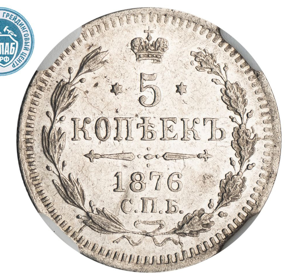 5 копеек 1876 года