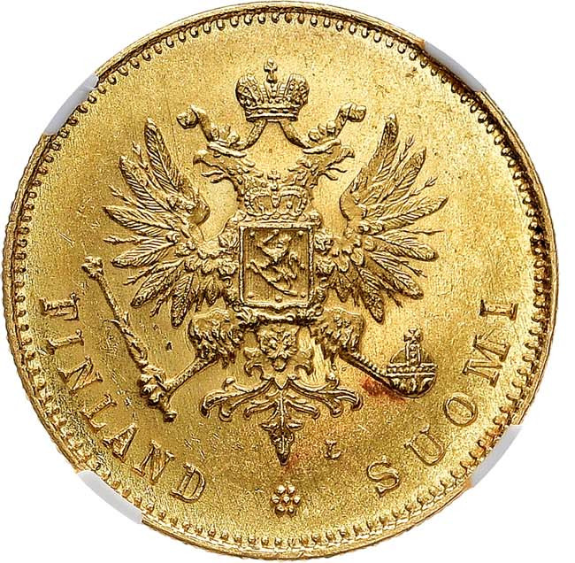 20 марок 1891 года L Для Финляндии