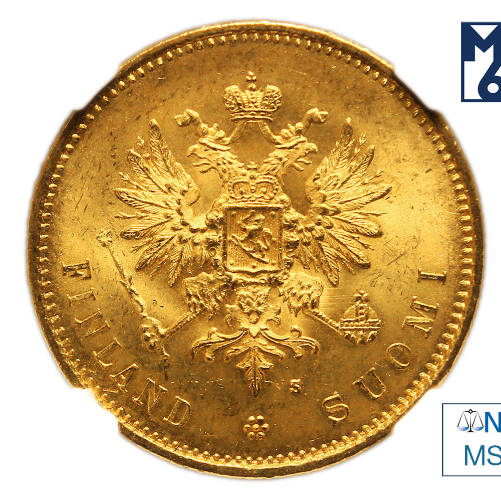 20 марок 1880 года S Для Финляндии