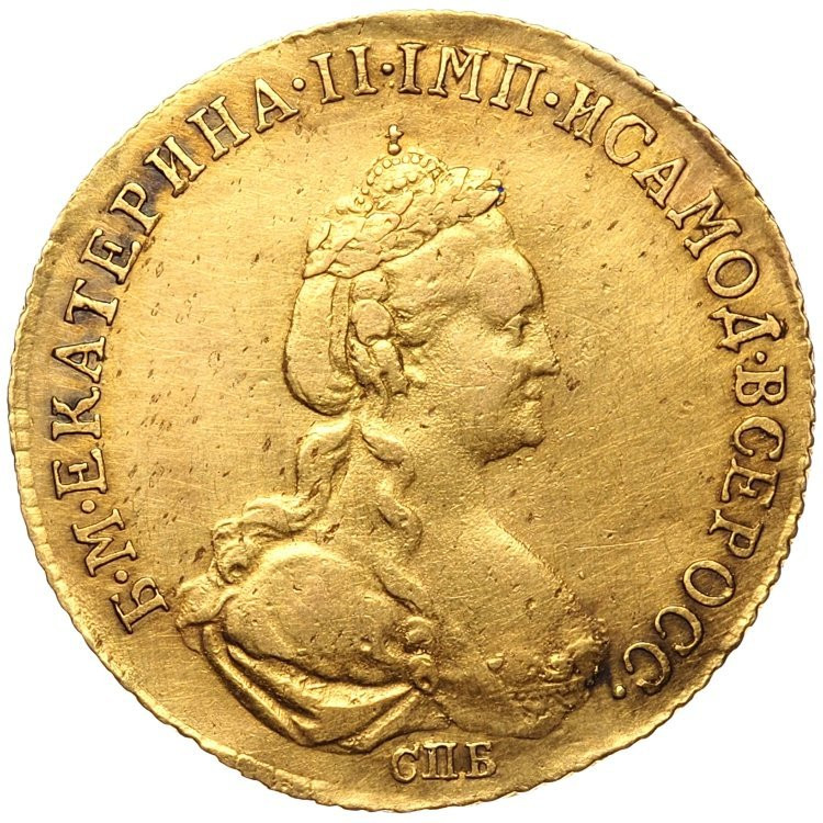 5 рублей 1781 года