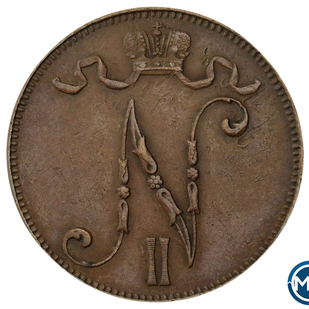 5 пенни 1905 года Для Финляндии